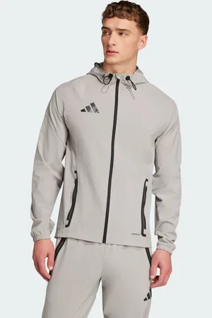adidas Chamarra de Viaje Tiro 25 Competition Vis Tech Team Mid Gris - Hombre