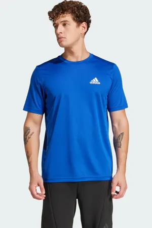adidas Playera Aeroready Designed To Move Sport Semi Lucid Azul - Hombre