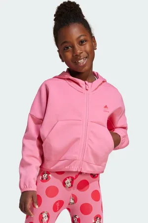 adidas Playera Deportiva Disney Minnie Mouse Rosa Fusion - Niño
