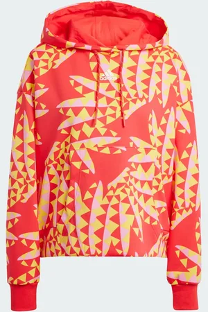 adidas Sudadera Con Gorro x Farm Rio Tomato - Mujer
