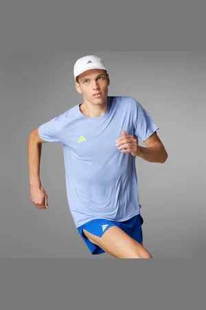adidas Playera de Running Adizero Essentials Azul Spark - Hombre