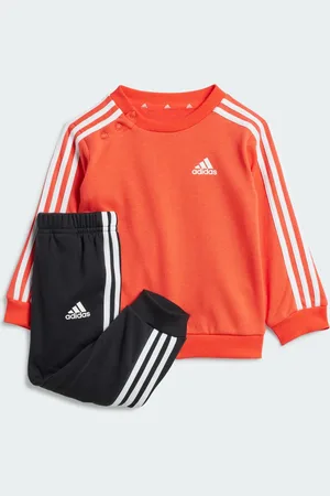 adidas Conjunto Jogger Essentials 3 Tiras Niños Bright Rojo - Niño