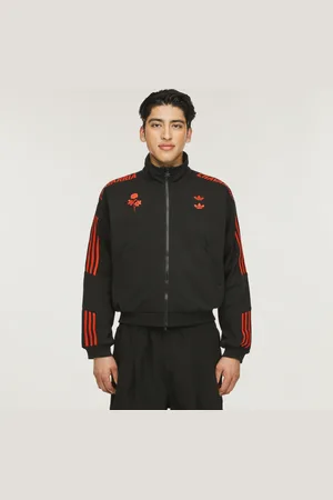 adidas Chamarra Deportiva Tejida Chavarria Negro - Hombre