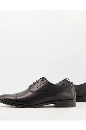 ASOS Oxford shoes in leather with toe cap