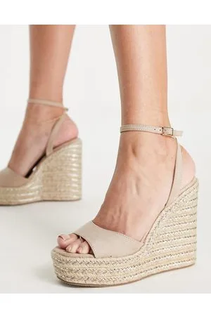 ASOS Tasha espadrille wedges in beige