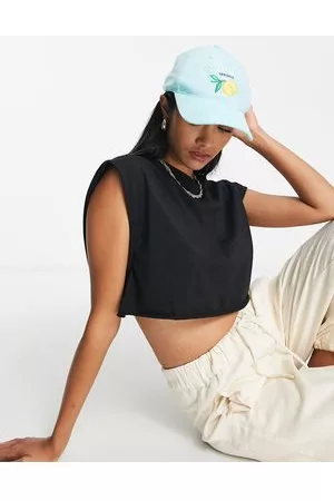 South Beach Adjustable towelling cap with lemons in