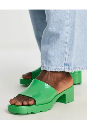 ASOS Heeled jelly mules in