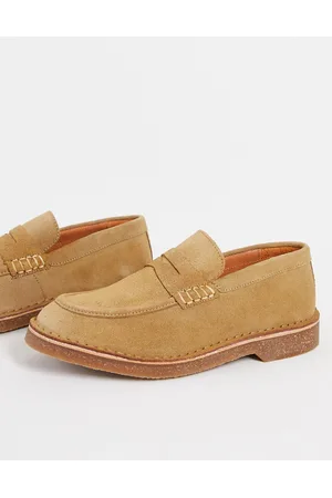 Mocasines beige online hombre