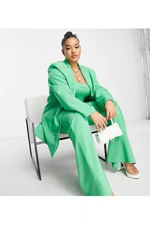 ASOS Mujer Sacos - Curve co-ord suit jacket in