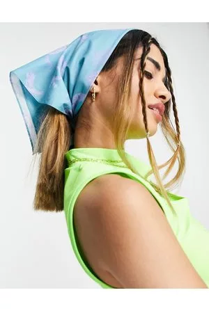 ASOS Mujer Accesorios para el cabello - Cotton headscarf in horse print in