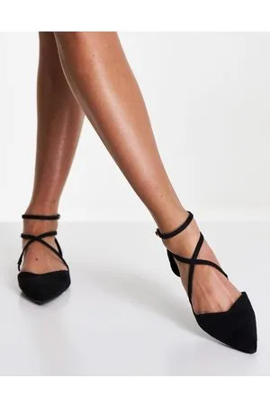 ASOS Larna pointed ballet flats in