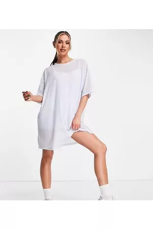 Puma Organza mesh t-shirt dress in pale - exclusive to ASOS