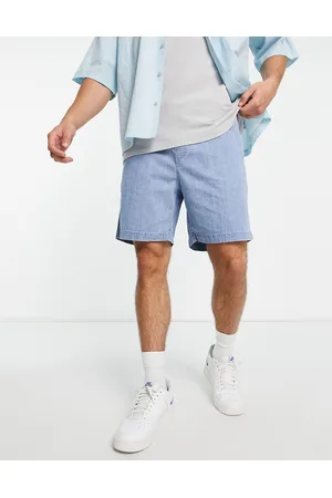Farah Redwald stone wash denim shorts in