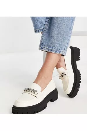 Rule London Exclusive Ronnie flat loafers in PU