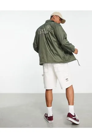 Huf Drop out coach jacket in forest