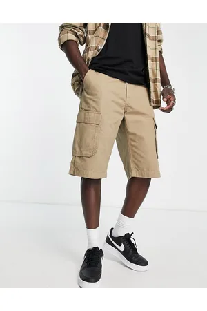 Dr Denim Micah combat shorts in tan