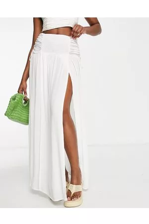 Indomable Increíble pasta Faldas largas de color blanco para mujer | FASHIOLA.mx