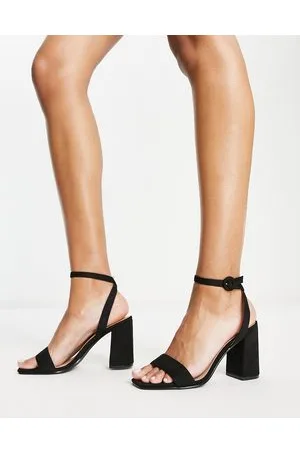 Raid Wink block heeled sandals in micro