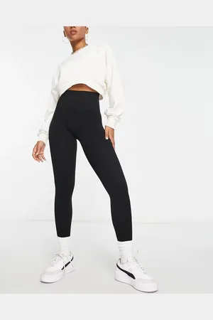 Stradivarius Seamless ribbed leggings in