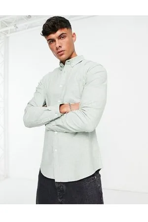 ASOS Slim fit oxford shirt in yarn dye