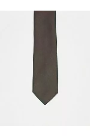 ASOS Slim tie in dark tonic