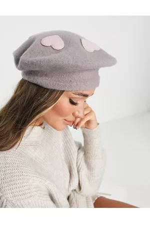 Pieces Mujer Gorros - Heart detail beret in light