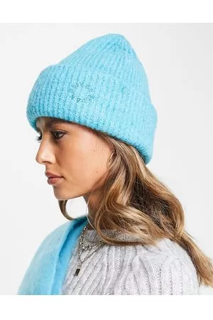 River Island Ribbed beanie in