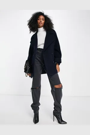 & OTHER STORIES Wool double breasted coat in