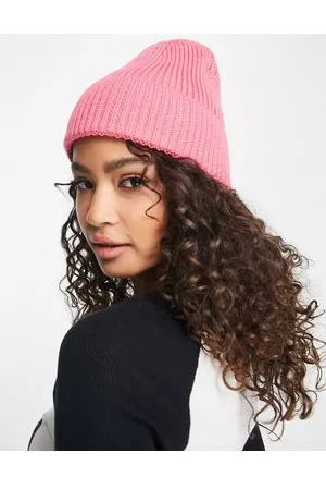 My Accessories London chunky ribbed beanie in