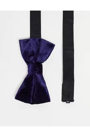 French Connection Velvet bow tie in