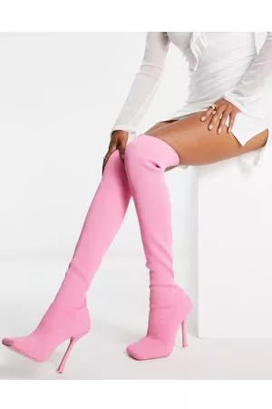 Botas de color rosa para | FASHIOLA.mx