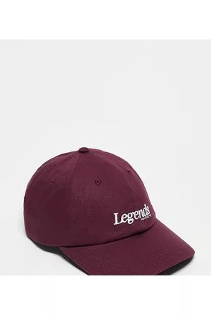 New Balance Legends cap in off burgundy