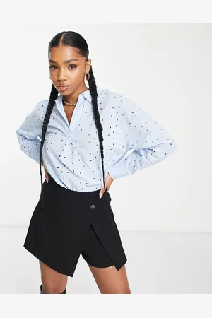 ONLY Broderie shirt in light