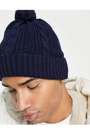 Boardmans Hombre Gorros - Knitted cable bobble beanie hat in