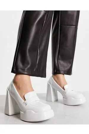 CHARLES & KEITH Heeled loafers in patent