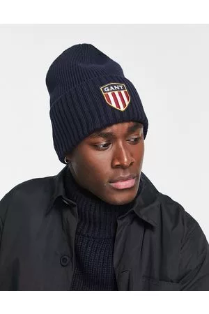 GANT Hombre Gorros - Wool beanie in with large shield logo