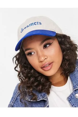 My Accessories Mujer Gorras - London cap in colour block with 'dreamers' slogan