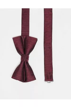 French Connection Bow tie in burgundy