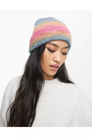 Boardmans Mujer Gorros - Ribbed ombre knitted beanie in