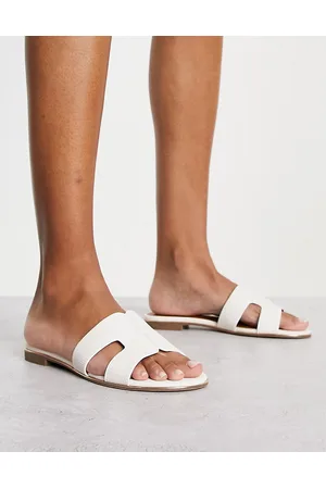 Dune Loopy slip on flat sandals in