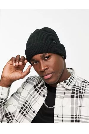 French Connection FCUK ribbed beanie hat in