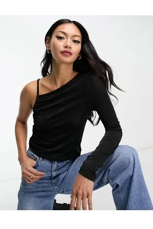 MANGO One shoulder top in