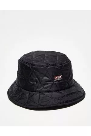 Guess Unisex logo quilted bucket hat in