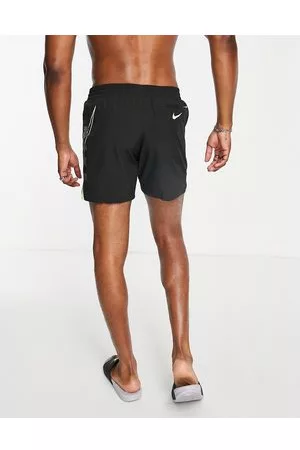 Nike Nike wimming Explore 5 inch large side logo swim shorts in