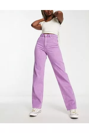 Jeans color morado para mujer | FASHIOLA.mx
