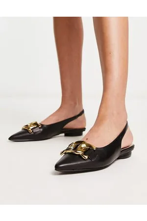 Raid Flat shoes with gold buckle in