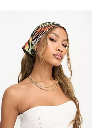 ASOS Mujer Accesorios para el cabello - Tiger print ombre large headscarf
