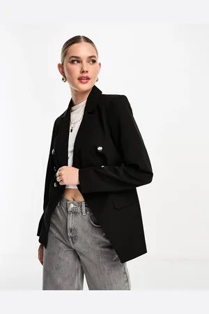 Miss Selfridge Double breasted military blazer in