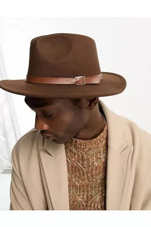 Bolongaro Hombre Sombreros - Fedora hat with buckle detail in