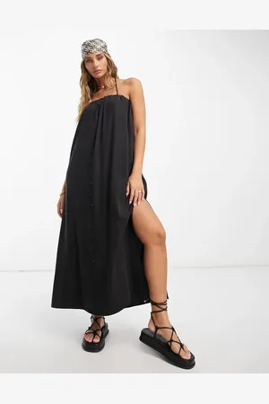 ASOS Multiway button through midi smock cami sundress in
